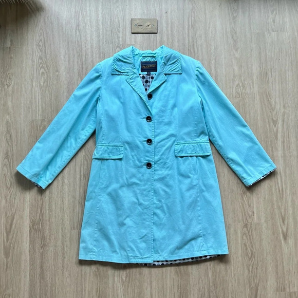 Pendleton Blue Long Coat - Picture 1 of 9
